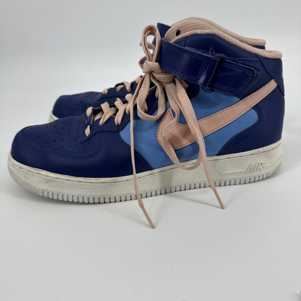 Nike Air Force 1 High iD By You Blue Pink Men's Size 11.5 AQ3776-992